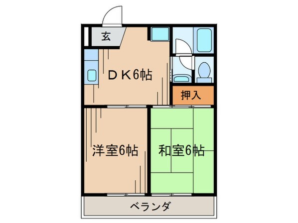 ハイツモ－ニンググロ－リ－の物件間取画像